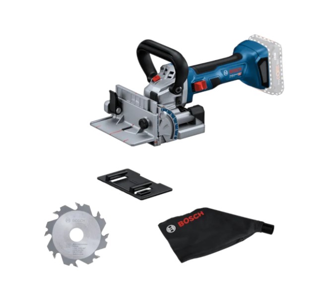 Bosch GFF 18V-22 Professional Biscuit Joiner – Cordless Wood Joinery Tool for Precision Slot Cutting, Furniture Making, Carpentry, and Professional Woodworking Tasks
